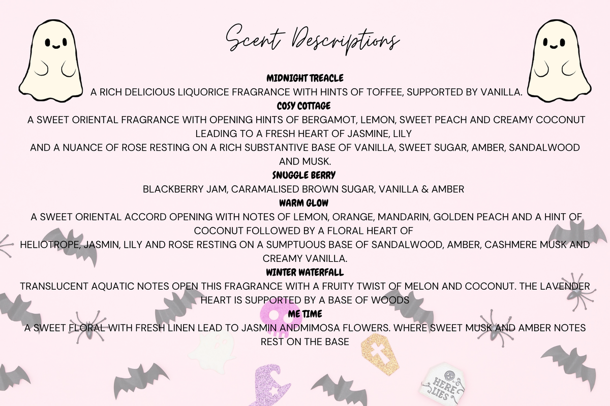 Wax Melt Bundle - October Box 10 - 6 x wax melt shapes