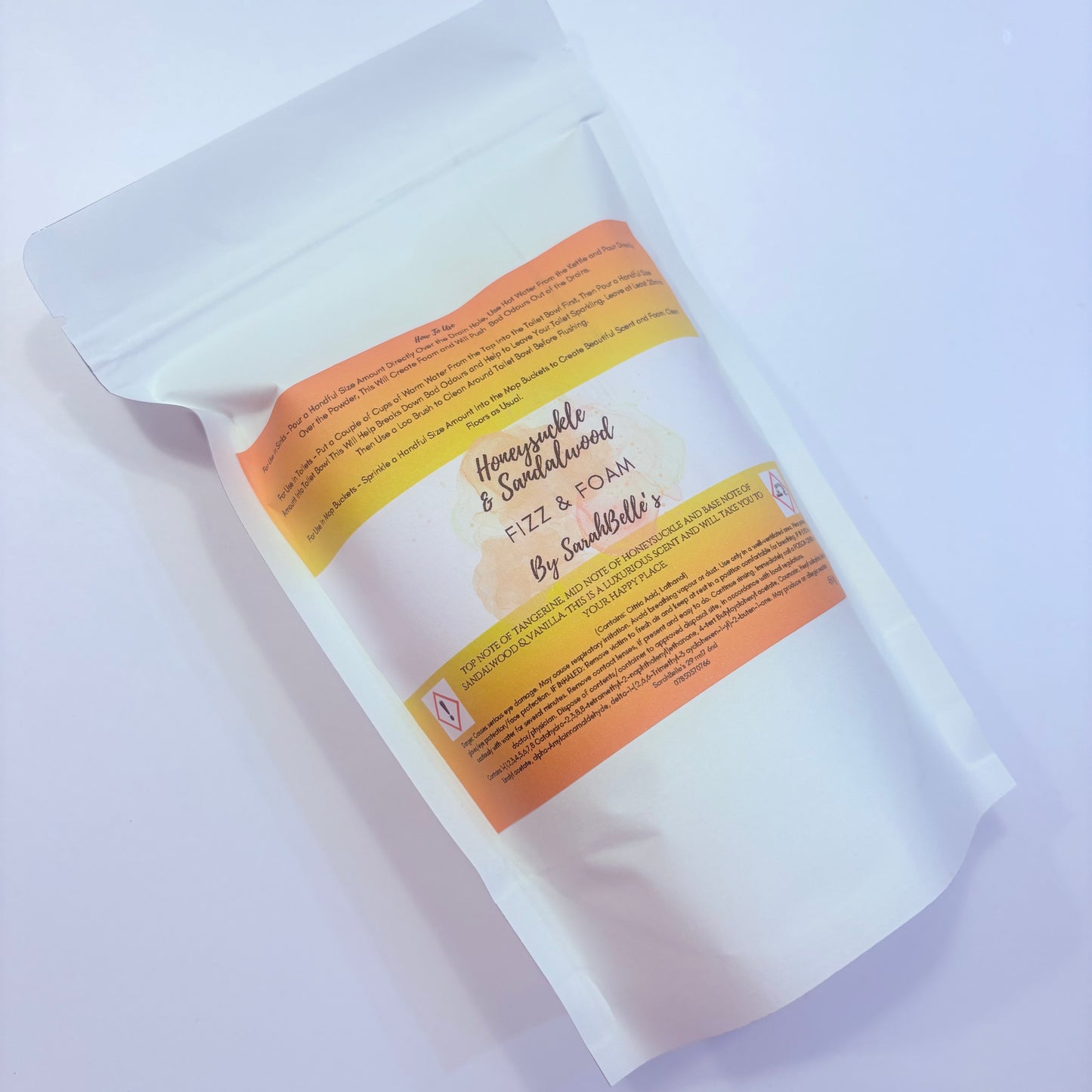 Large Fizz & Foam Sprinkle 450g - Sink,Toilet,Mop