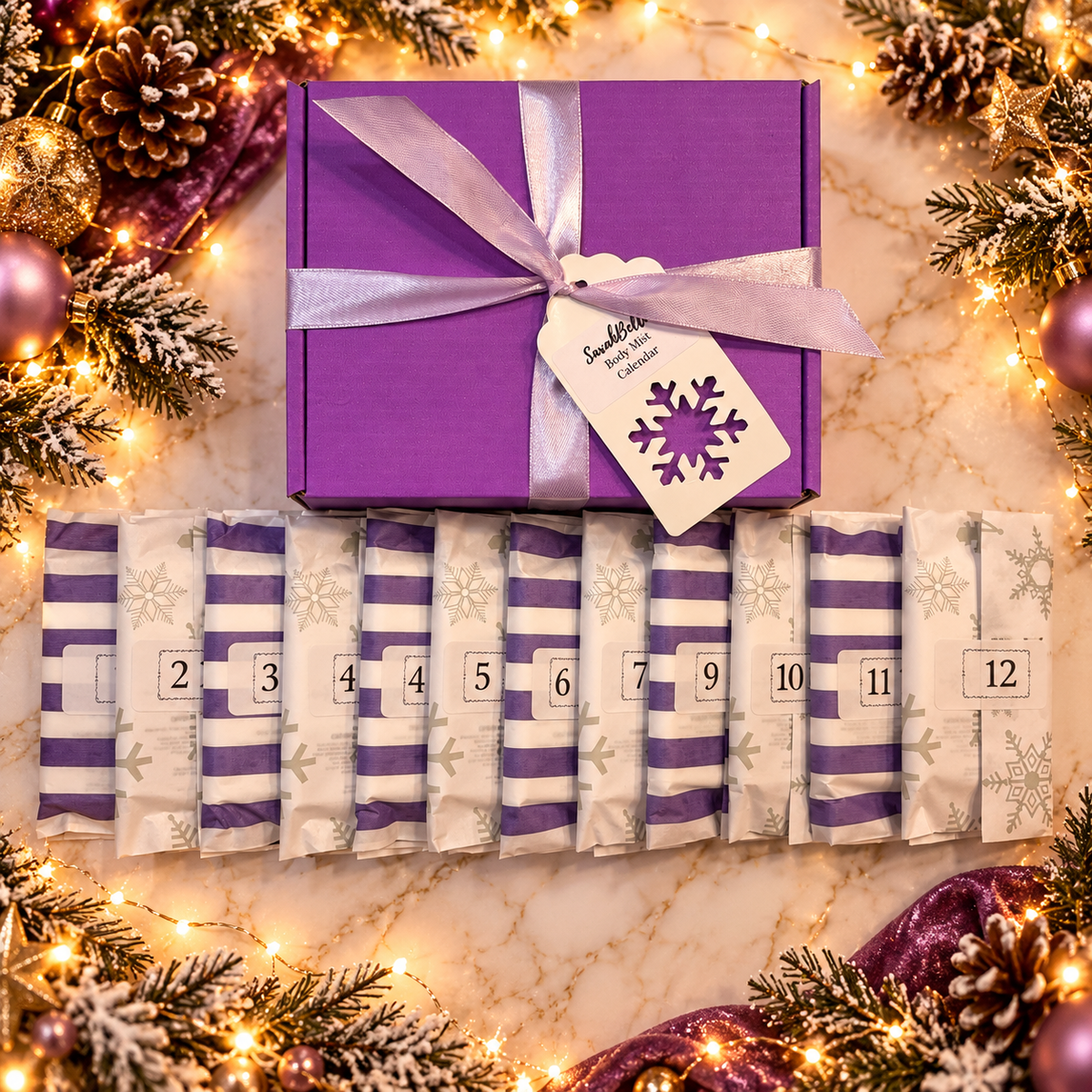 12 Days Body Mist Advent Calendar - 12 mini 20ml body mists