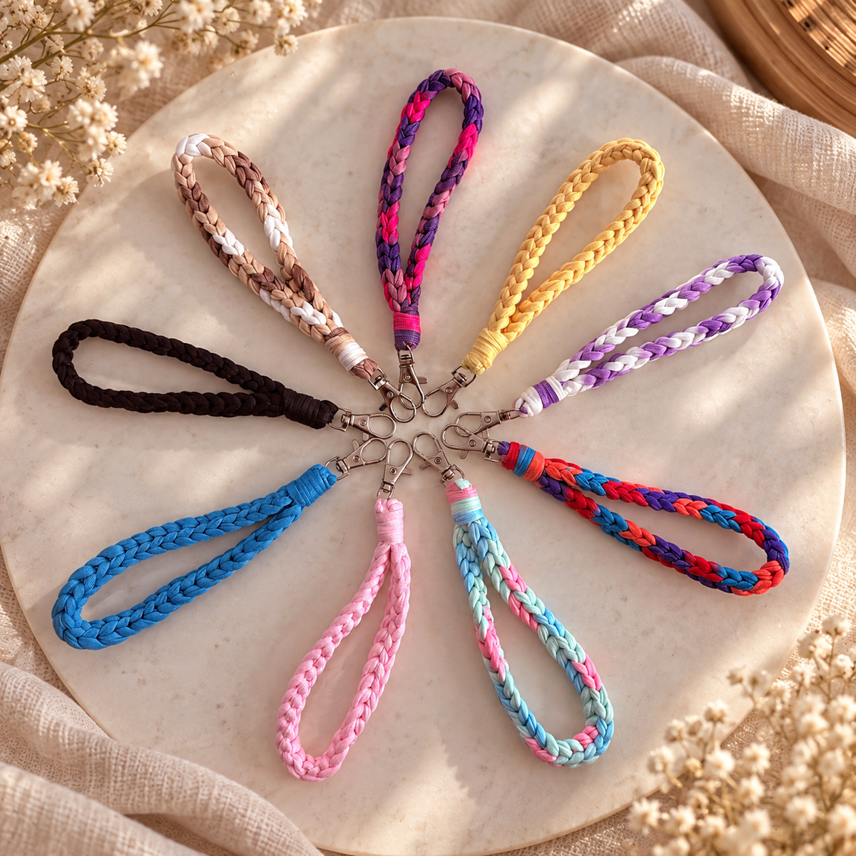 Crochet Wristlet Keychain