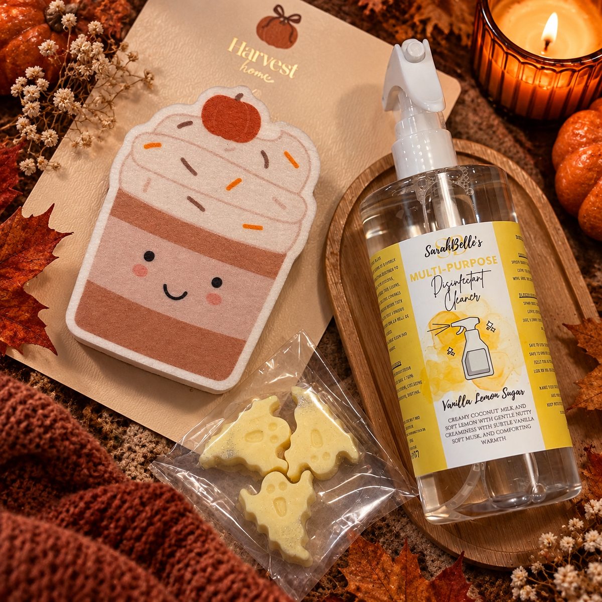 Cleaning Bundle - Multipurpose Spray, Wax Melts & Cleaning Sponge
