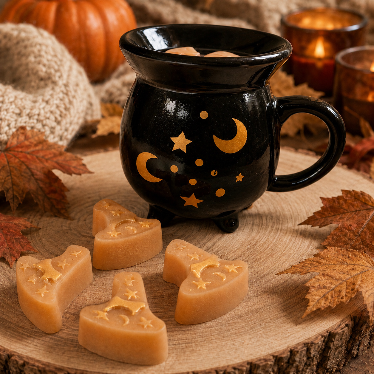 Magic Colour Wizard, Witch Hat Wax Melts - Pack of 4