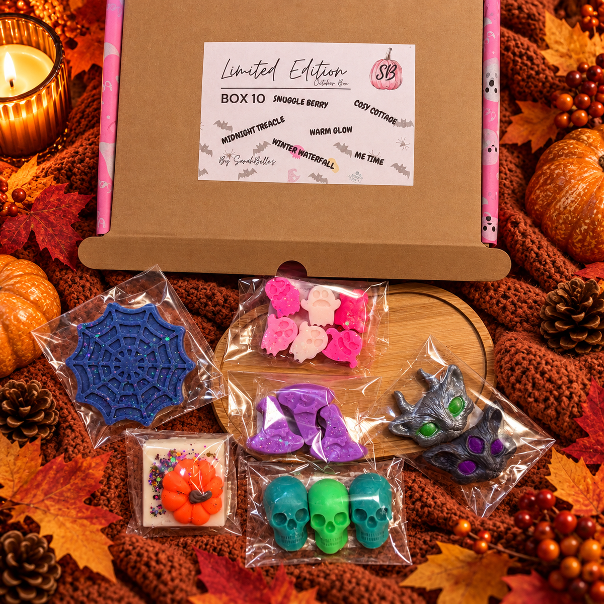 Wax Melt Bundle - October Box 10 - 6 x wax melt shapes