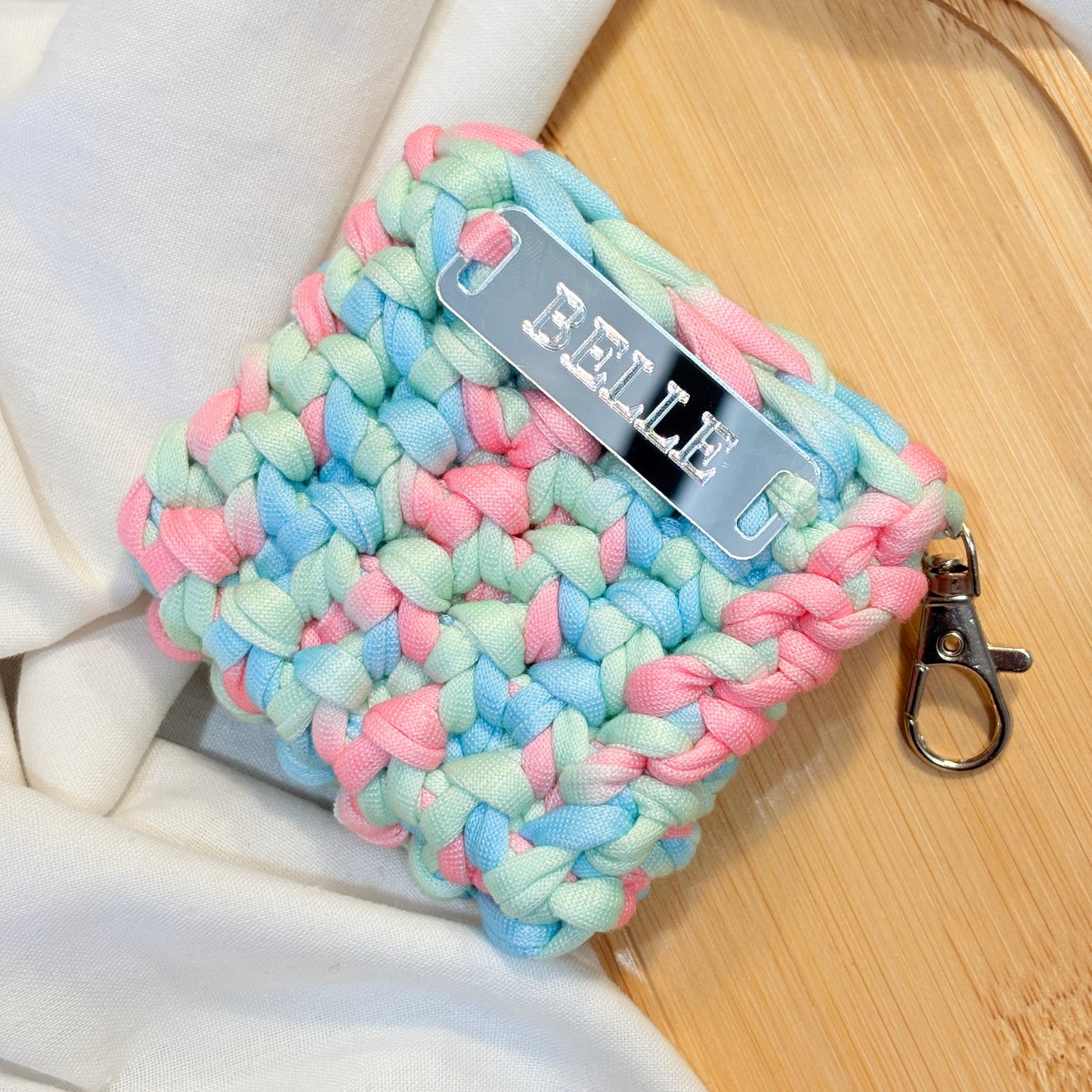 Crochet Ear Bud Snug Sleeve