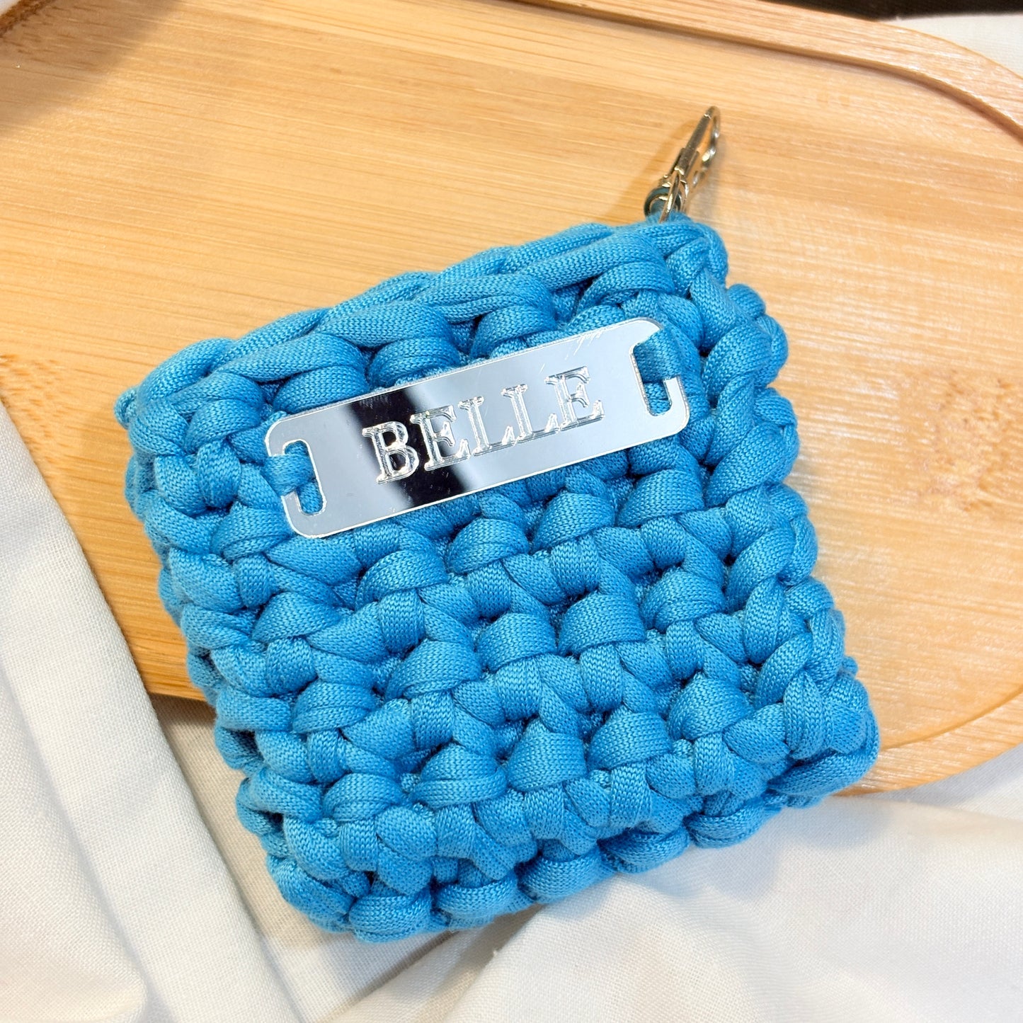 Crochet Ear Bud Snug Sleeve