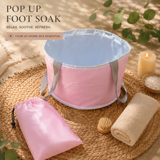 Pop Up Foot Soak Tub
