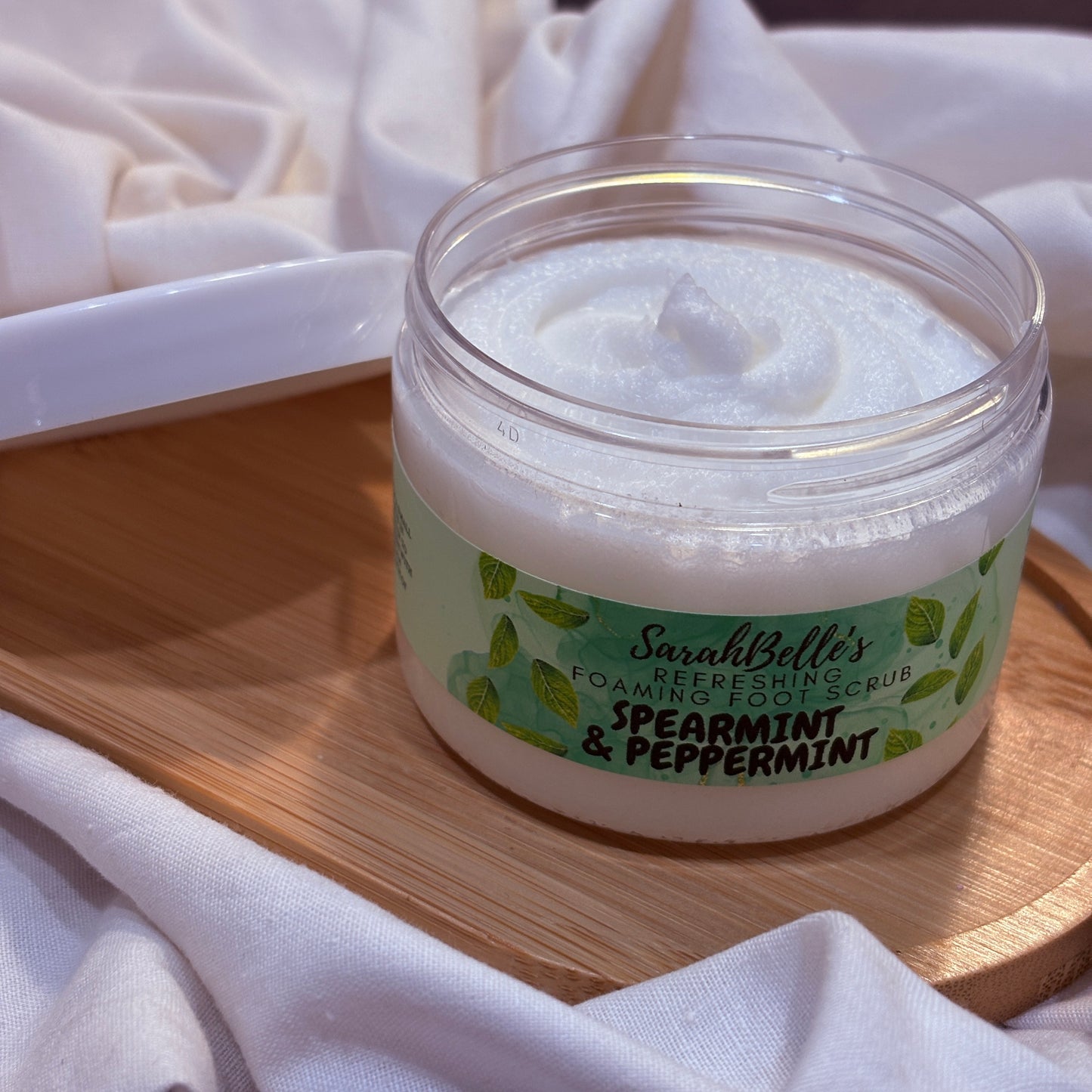 Spearmint & Peppermint Refreshing Foaming Foot Scrub - 190g
