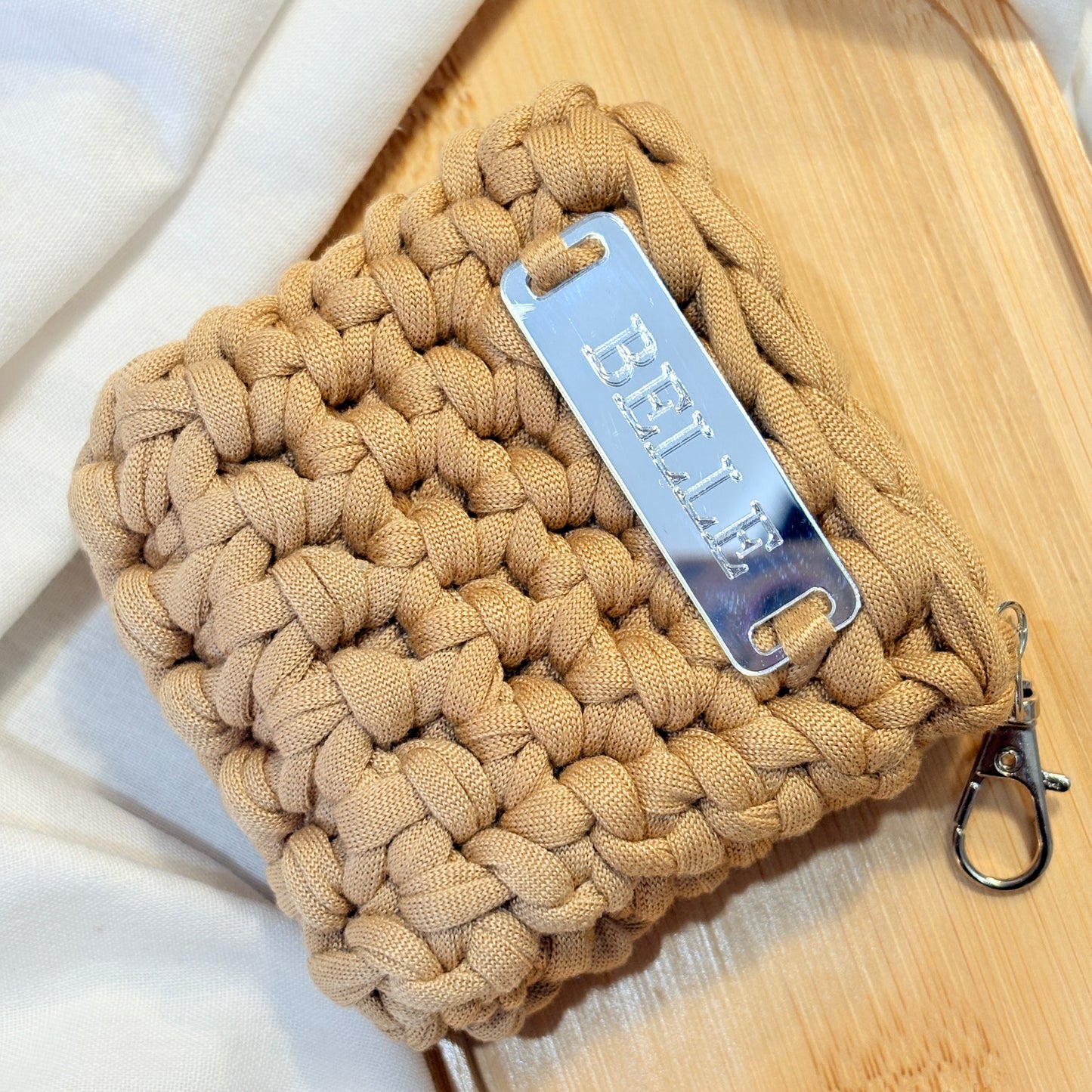 Crochet Ear Bud Snug Sleeve