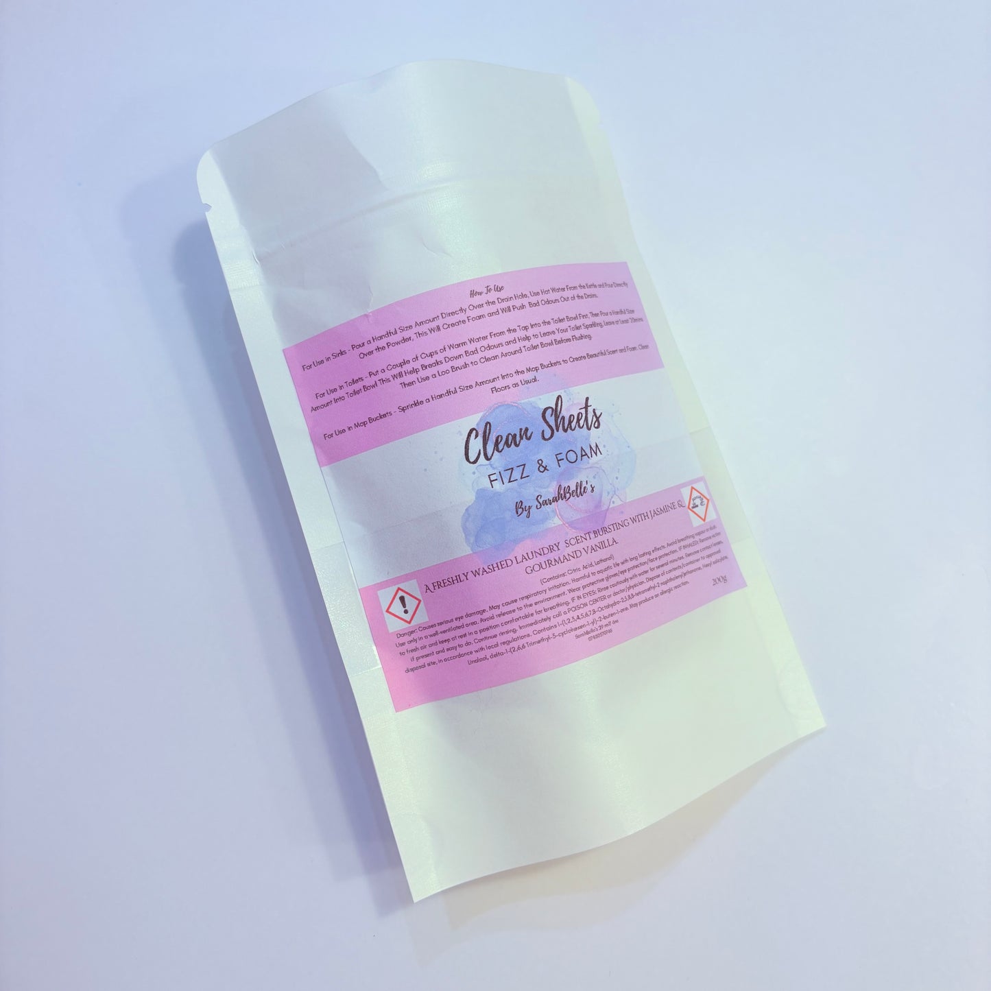 Fizz & Foam Sprinkle 200g - Sink,Toilet,Mop