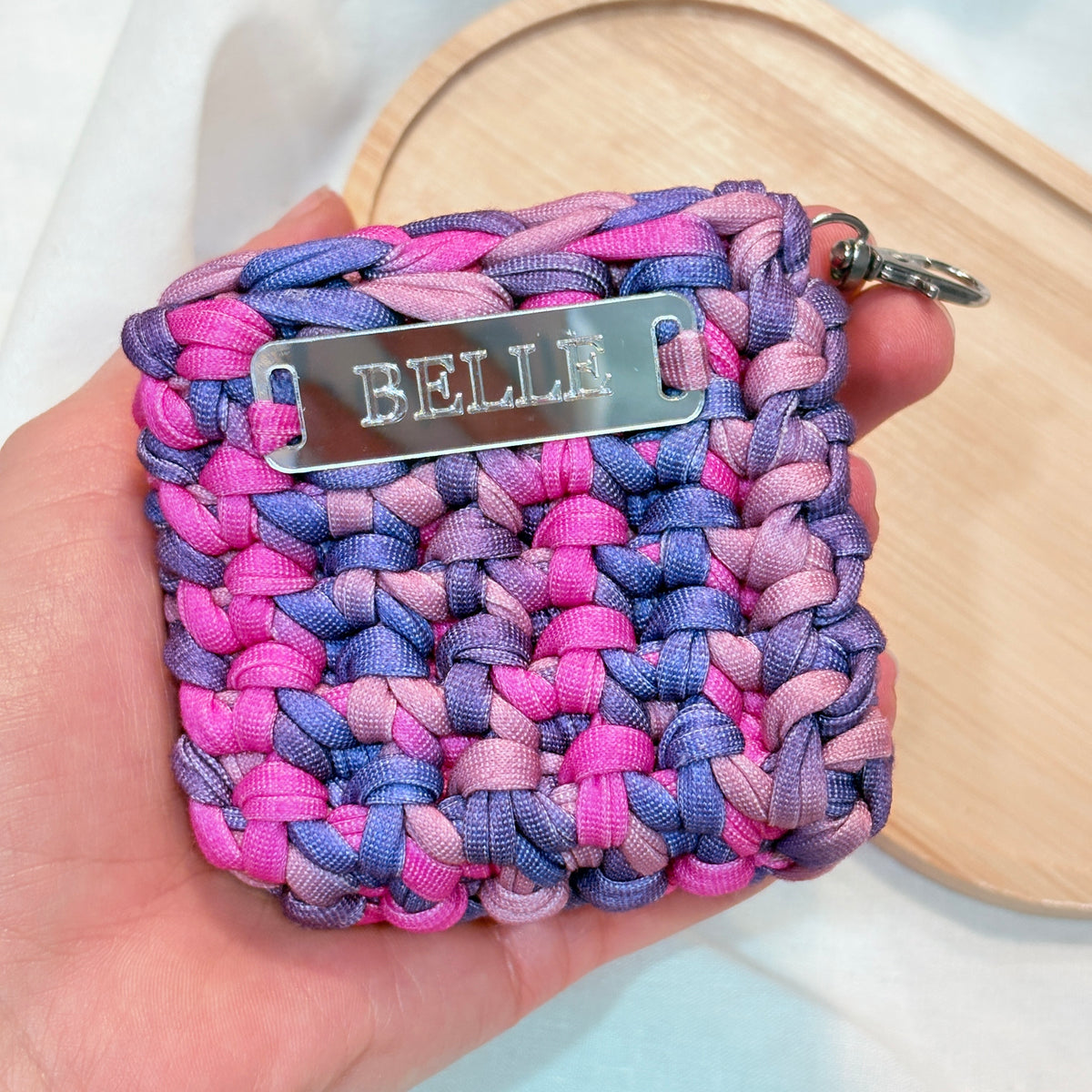 Crochet Ear Bud Snug Sleeve