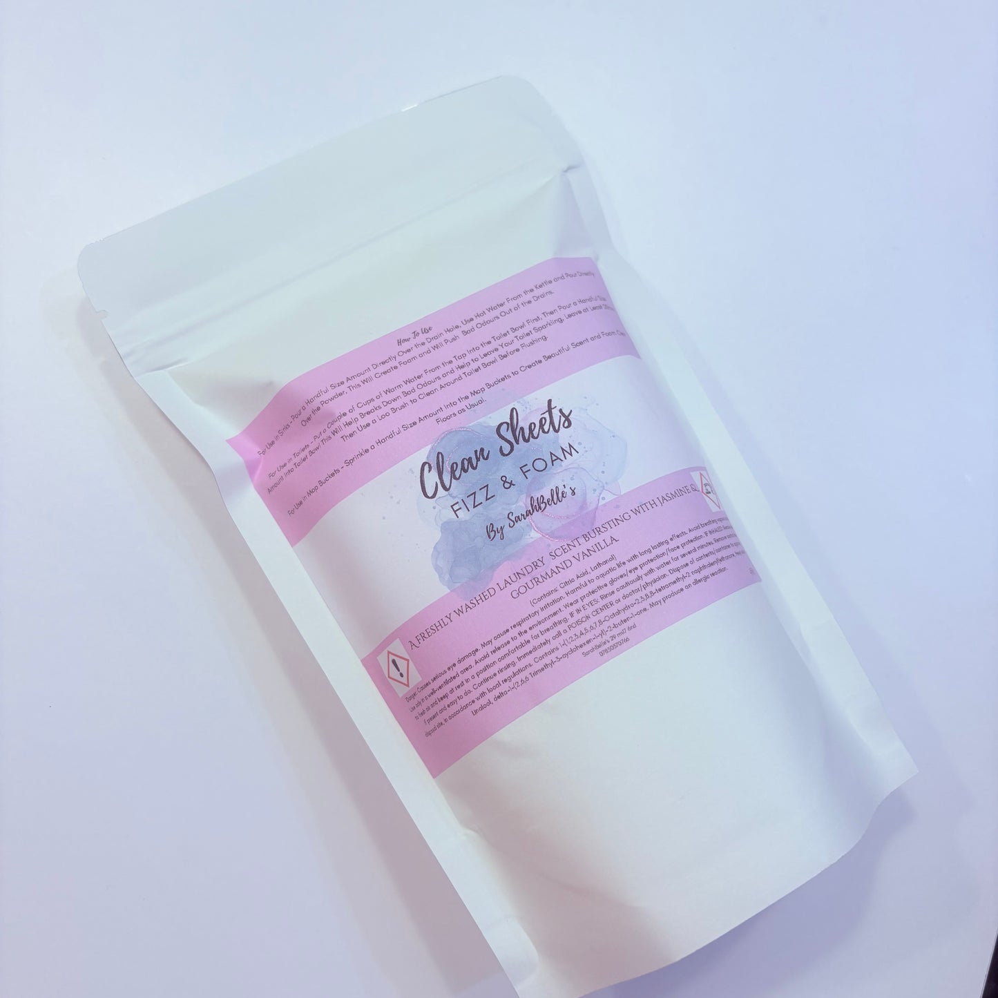Large Fizz & Foam Sprinkle 450g - Sink,Toilet,Mop