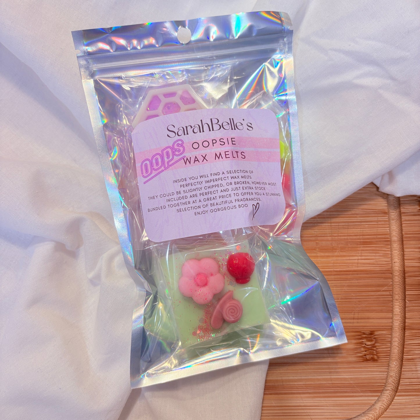 Oopsie Wax Melt Bag - 100g soy wax melts