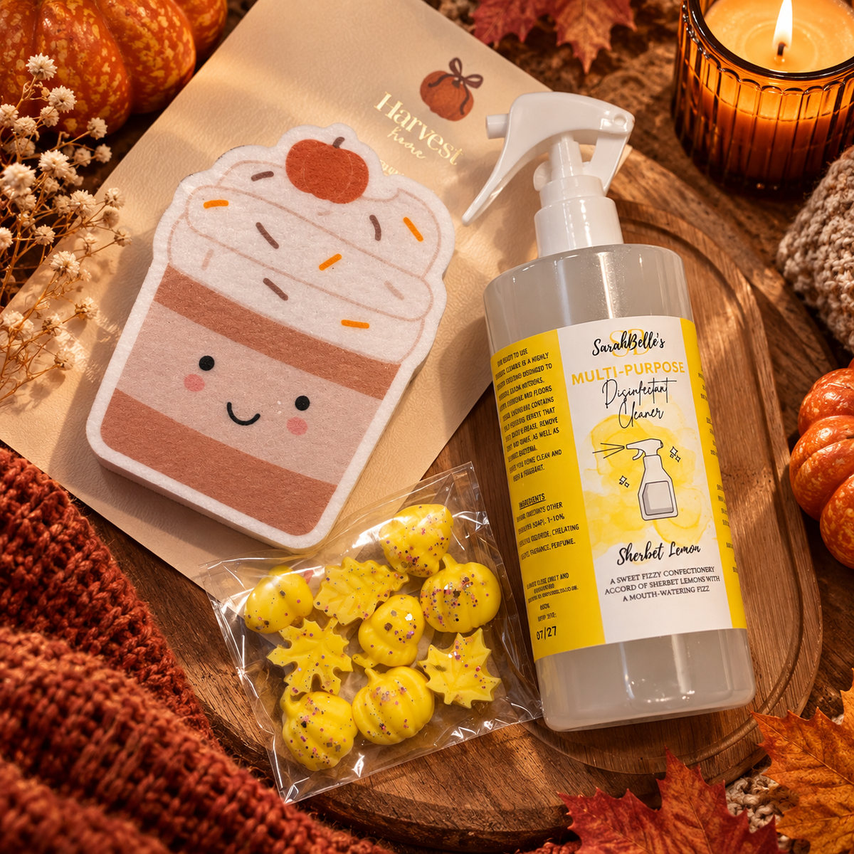 Cleaning Bundle - Multipurpose Spray, Wax Melts & Cleaning Sponge