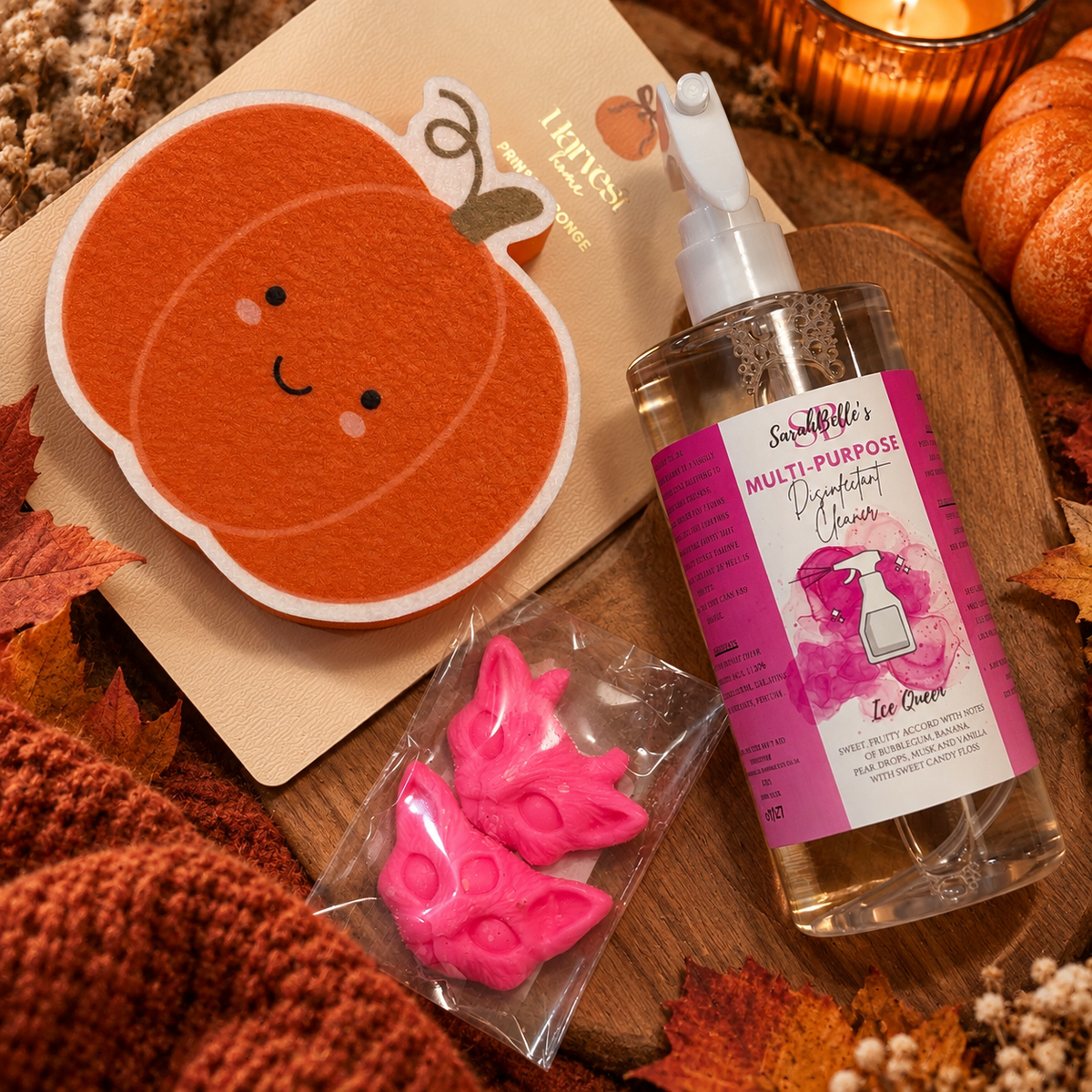 Cleaning Bundle - Multipurpose Spray, Wax Melts & Cleaning Sponge