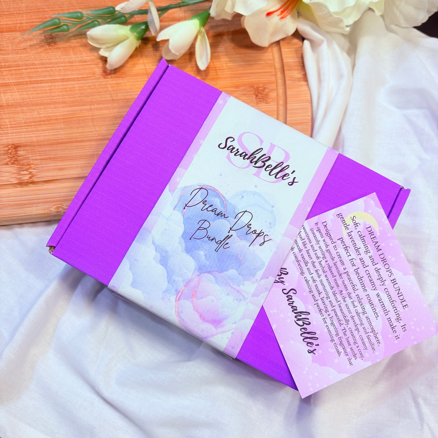 Dream Drops Bundle - Epsom Soaking Salts, Room & Linen Spray, Soy Wax Melts