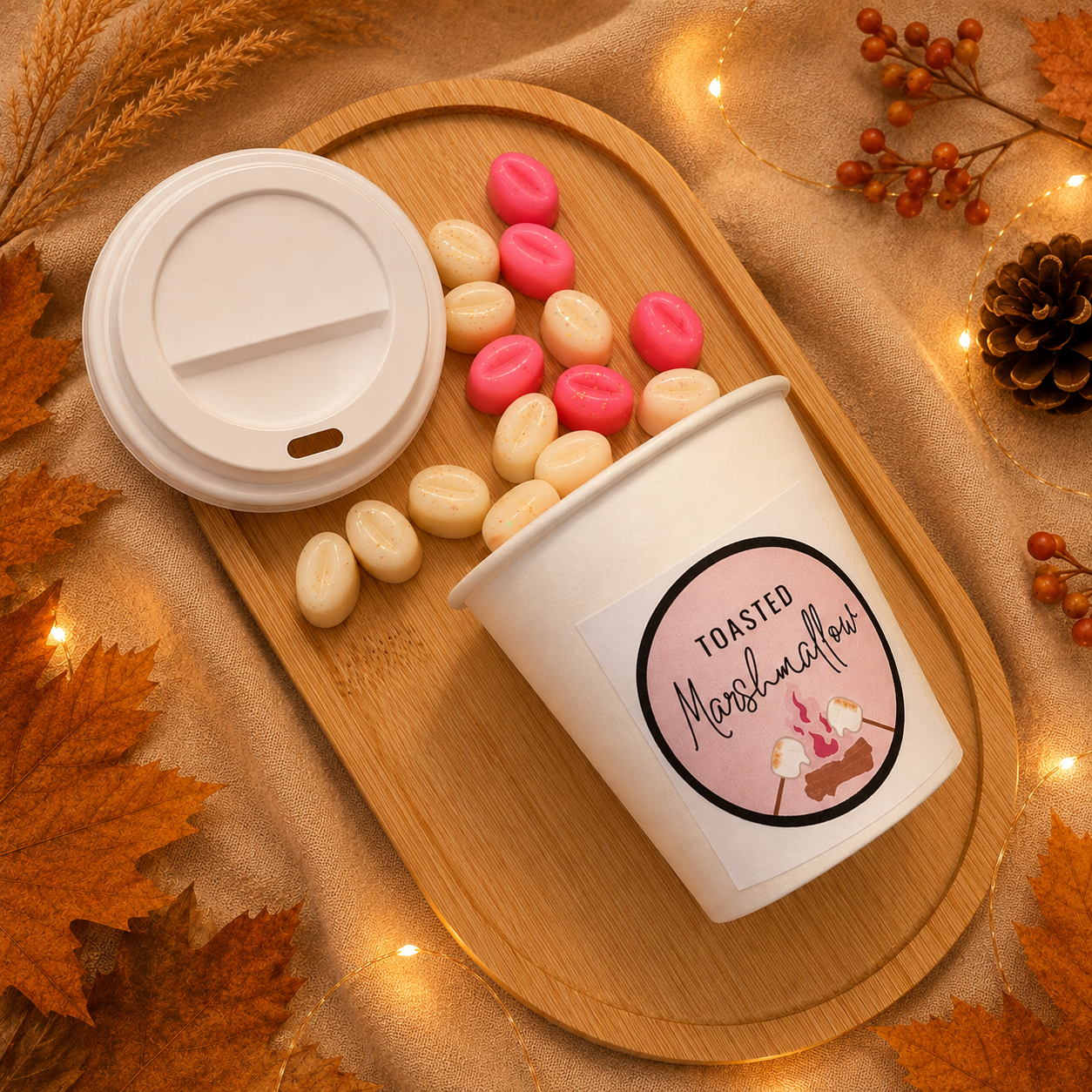 Coffee Bean Shaped Soy Wax Melts - 50g