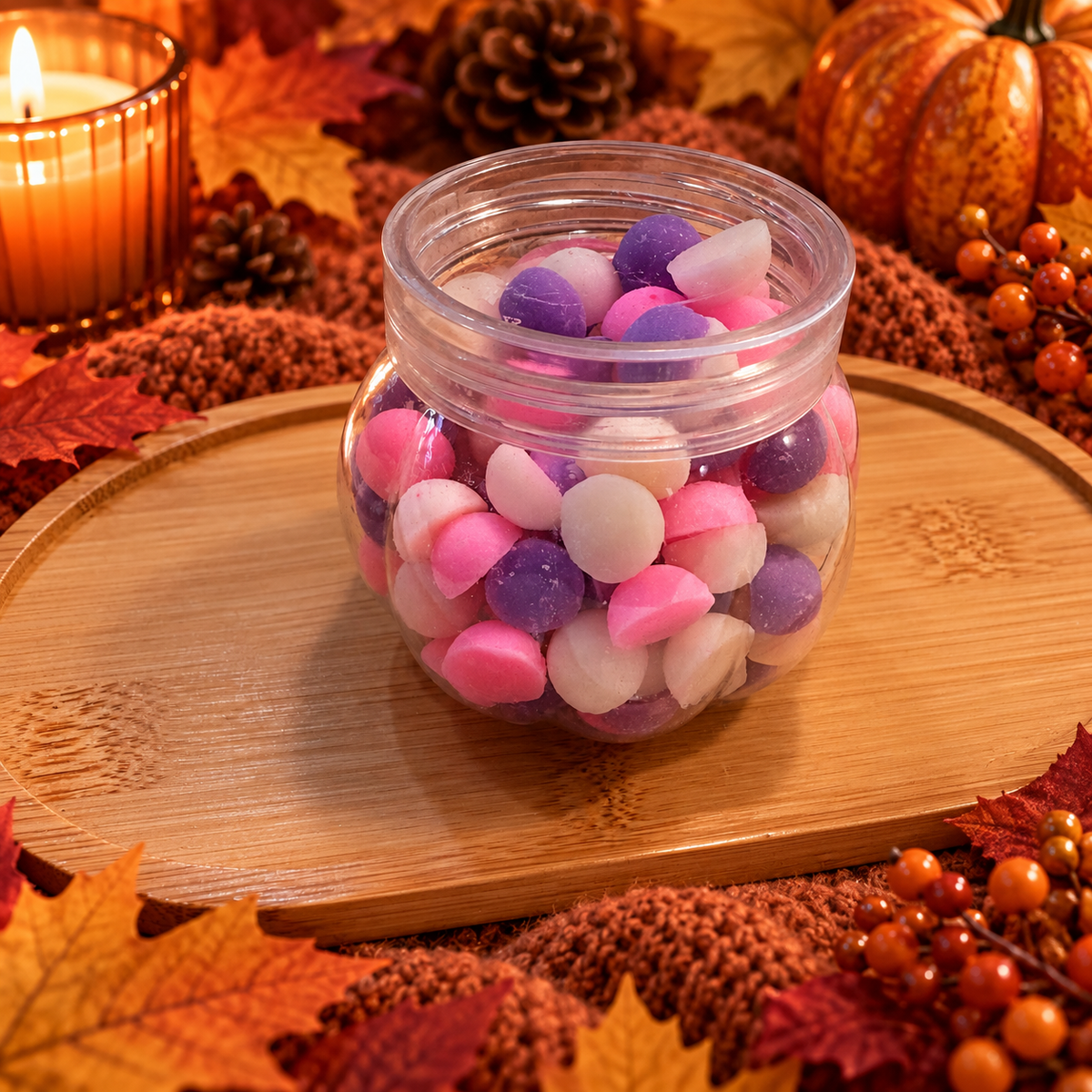 Wax Melt dots Pumpkin Pot -65g