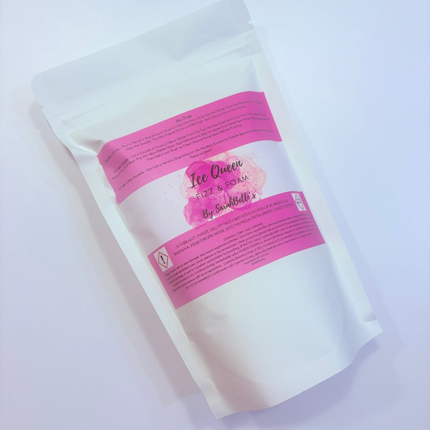 Large Fizz & Foam Sprinkle 450g - Sink,Toilet,Mop