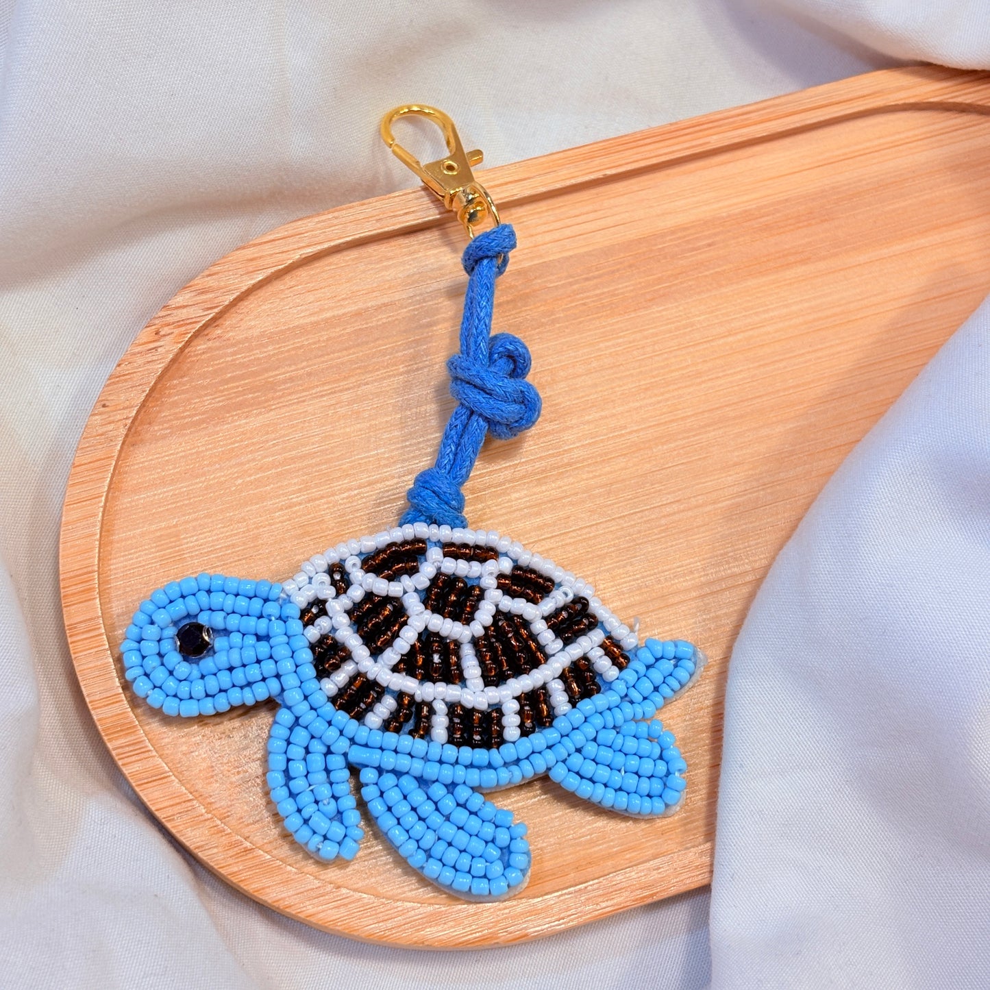 BELLE | Beaded Bag Charm Keychain
