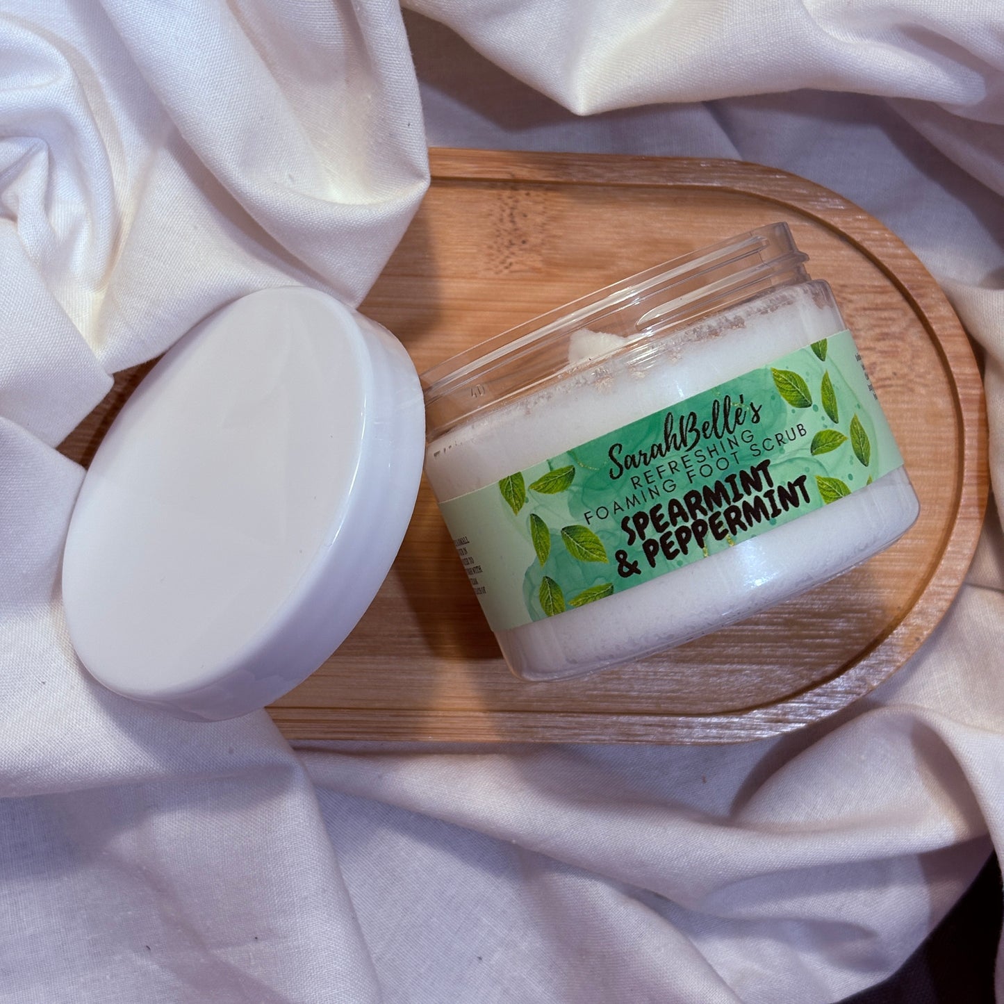 Spearmint & Peppermint Refreshing Foaming Foot Scrub - 190g