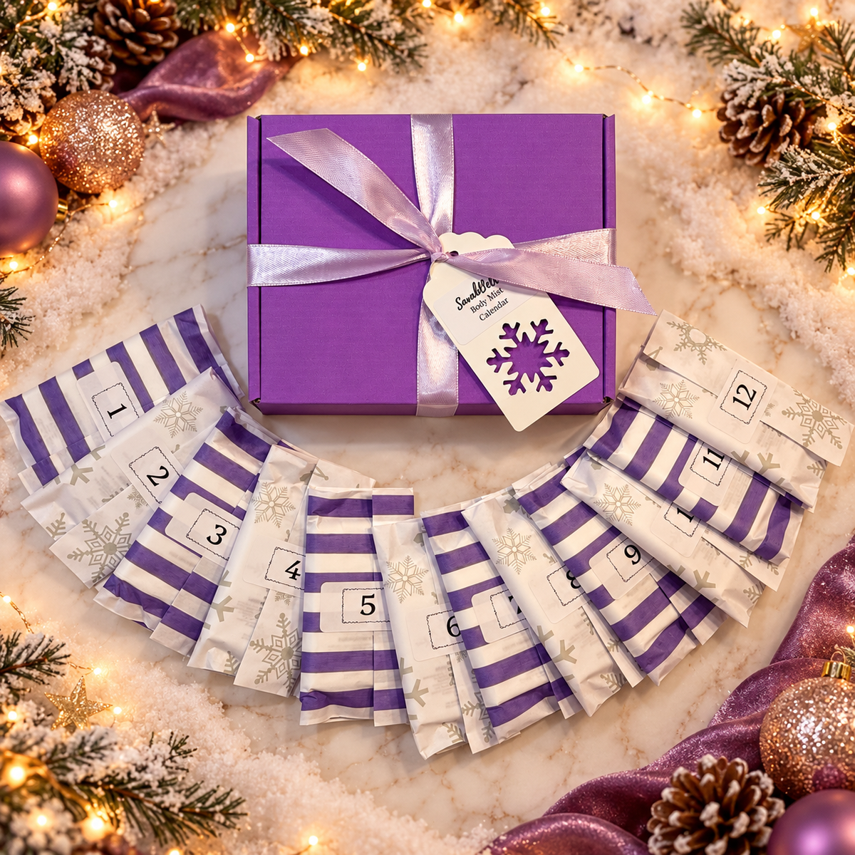 12 Days Body Mist Advent Calendar - 12 mini 20ml body mists