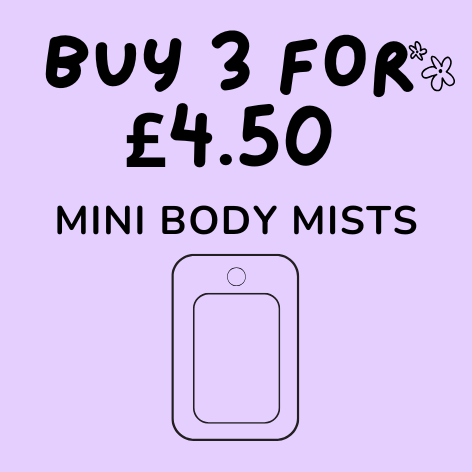 Mini Body Mist - 3 x mini body mist - pocket size 20ml