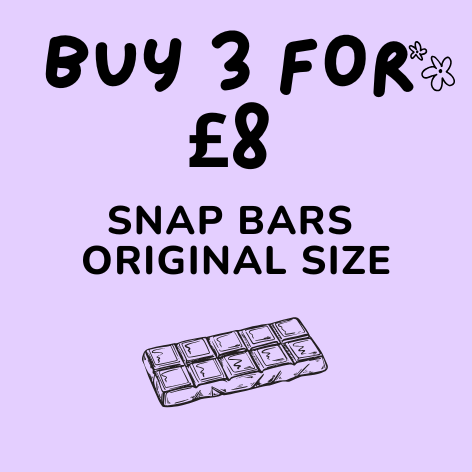 Snap Bar Wax Melts  - 3 x 50g Snap Bars