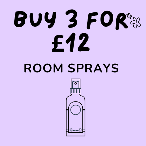 Room sprays  - 3 x room sprays  100ml