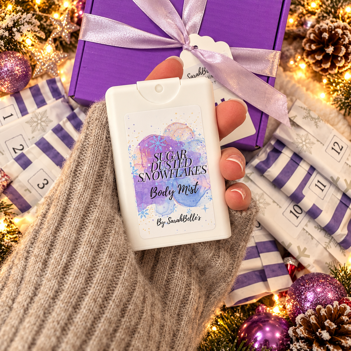 12 Days Body Mist Advent Calendar - 12 mini 20ml body mists