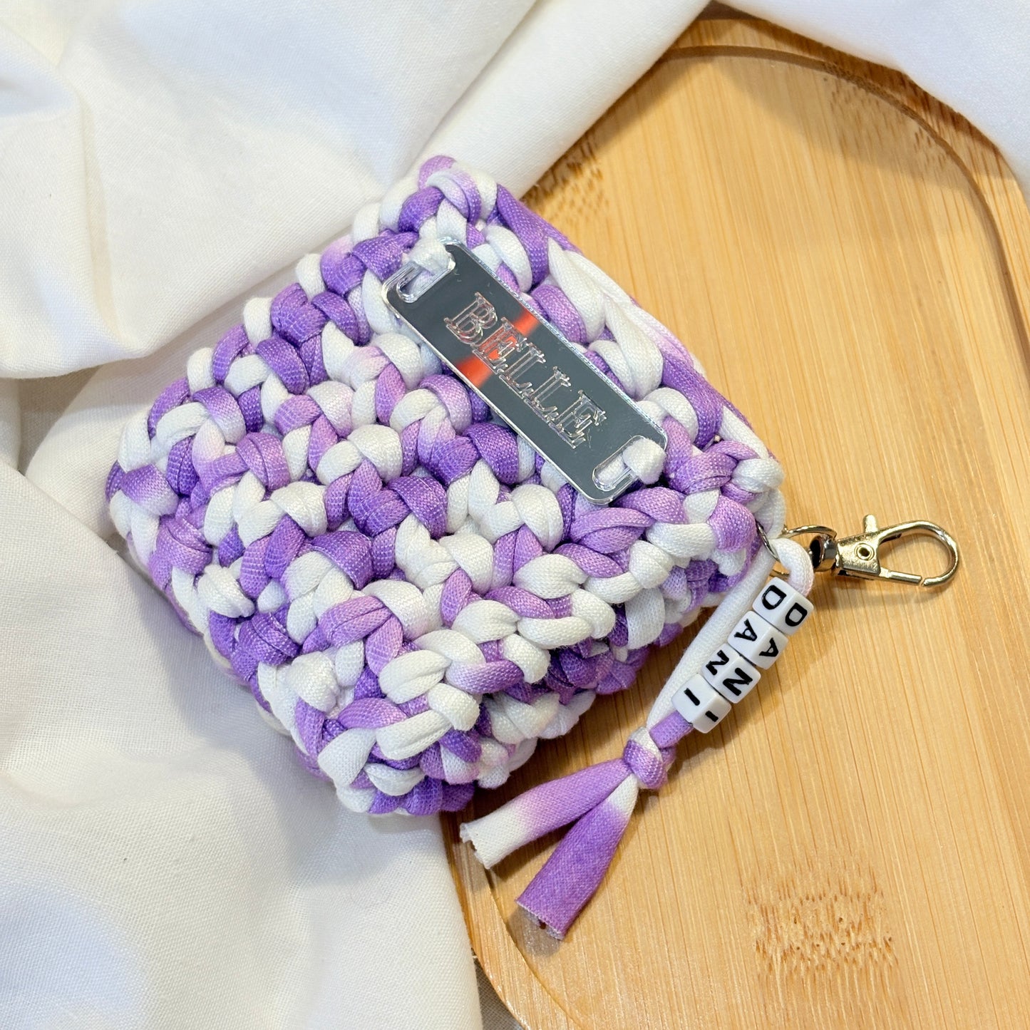 Crochet Ear Bud Snug Sleeve