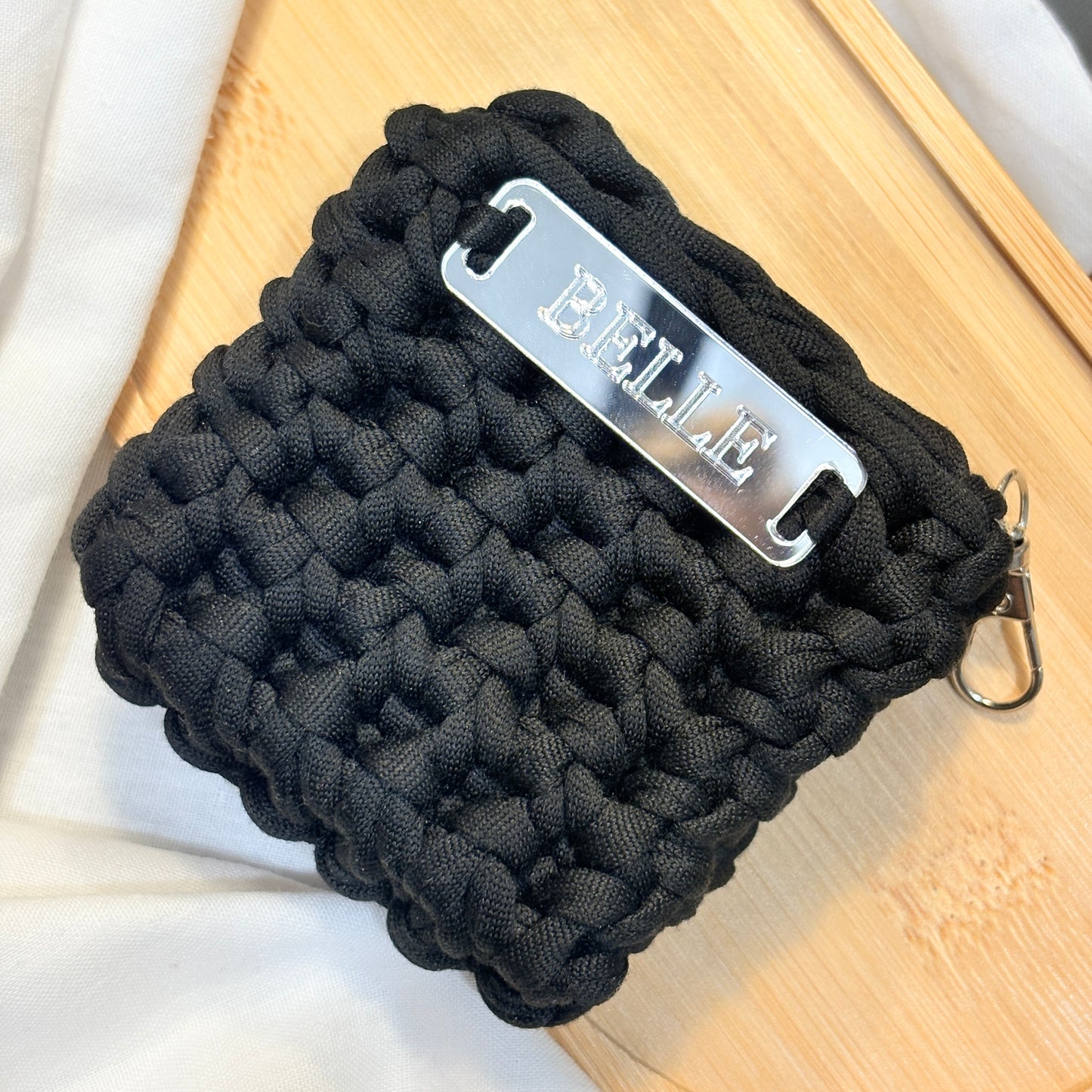 Crochet Ear Bud Snug Sleeve