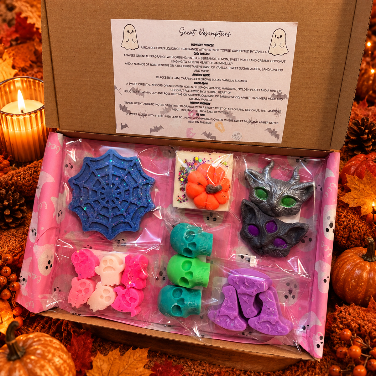 Wax Melt Bundle - October Box 10 - 6 x wax melt shapes