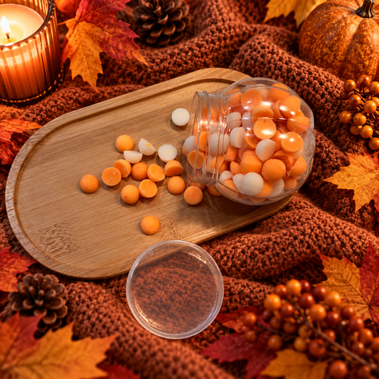 Wax Melt dots Pumpkin Pot -65g