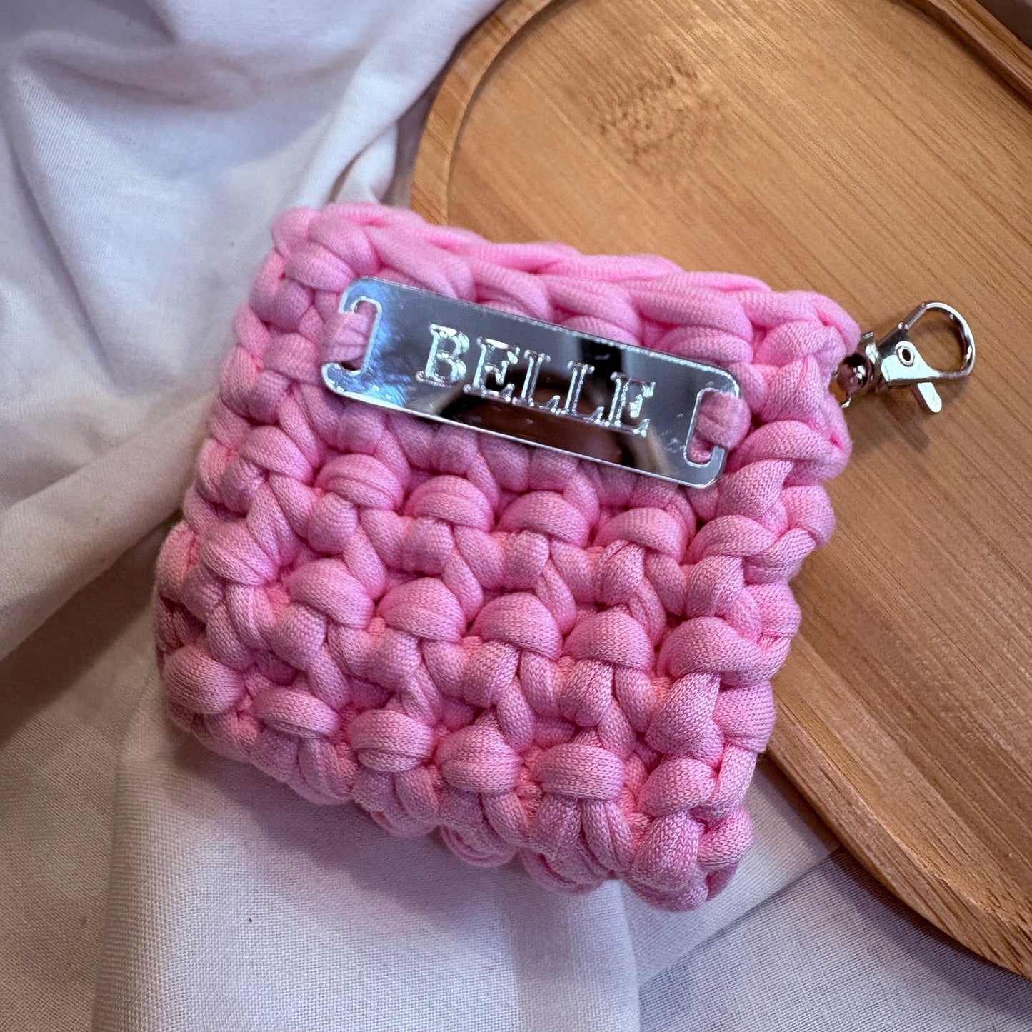 Crochet Ear Bud Snug Sleeve