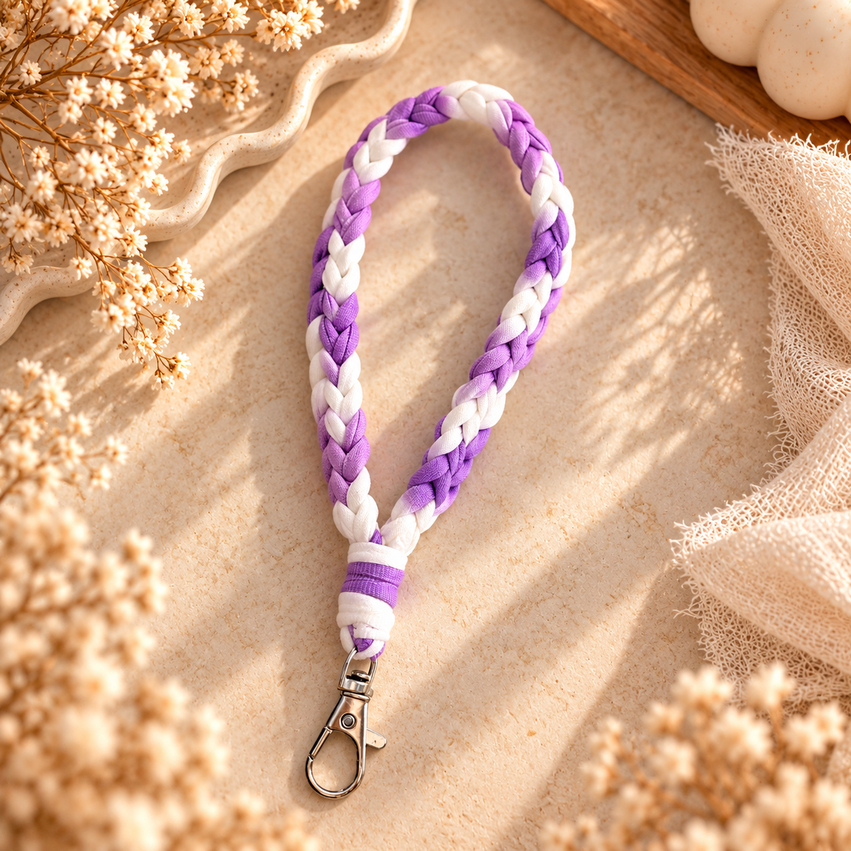 Crochet Wristlet Keychain