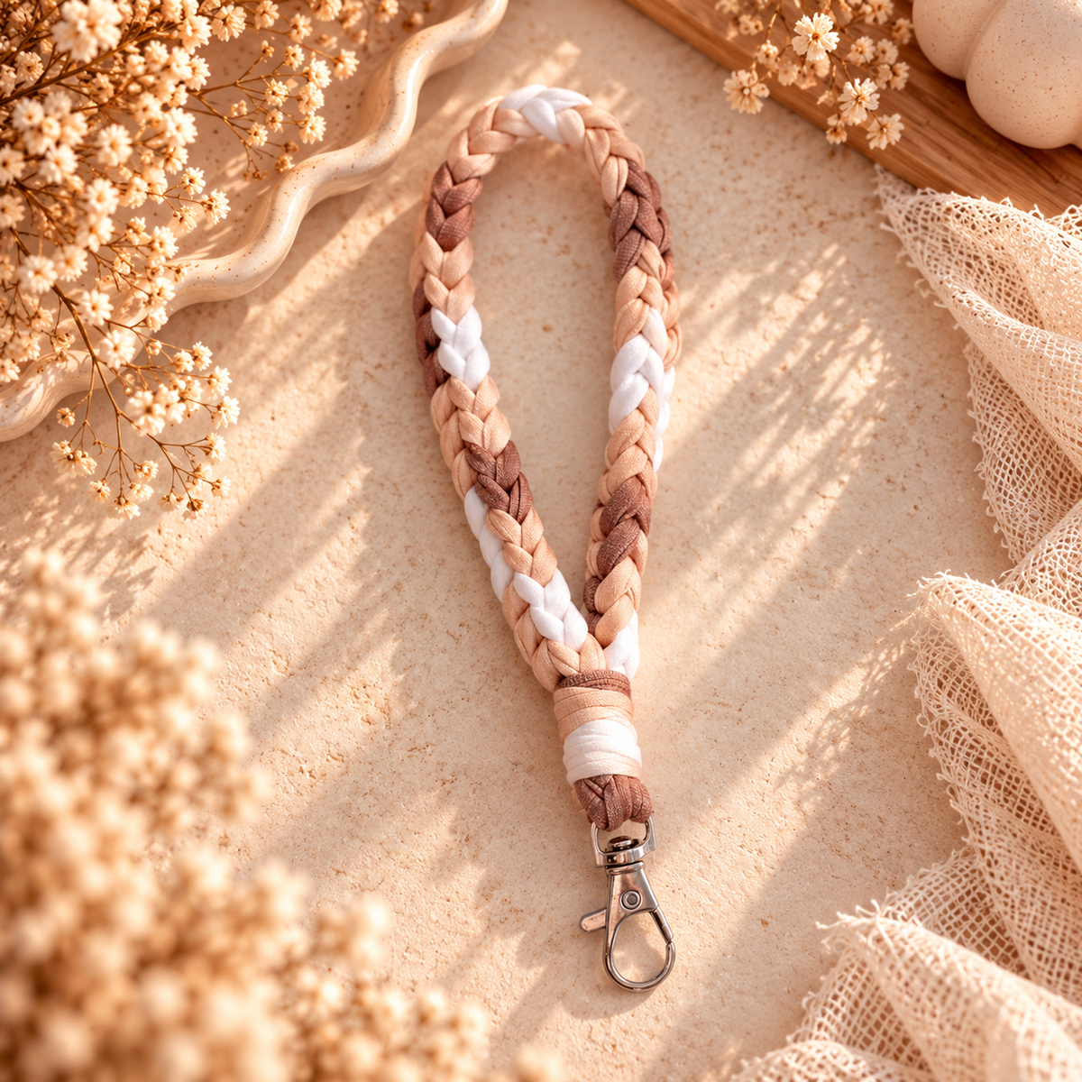 Crochet Wristlet Keychain