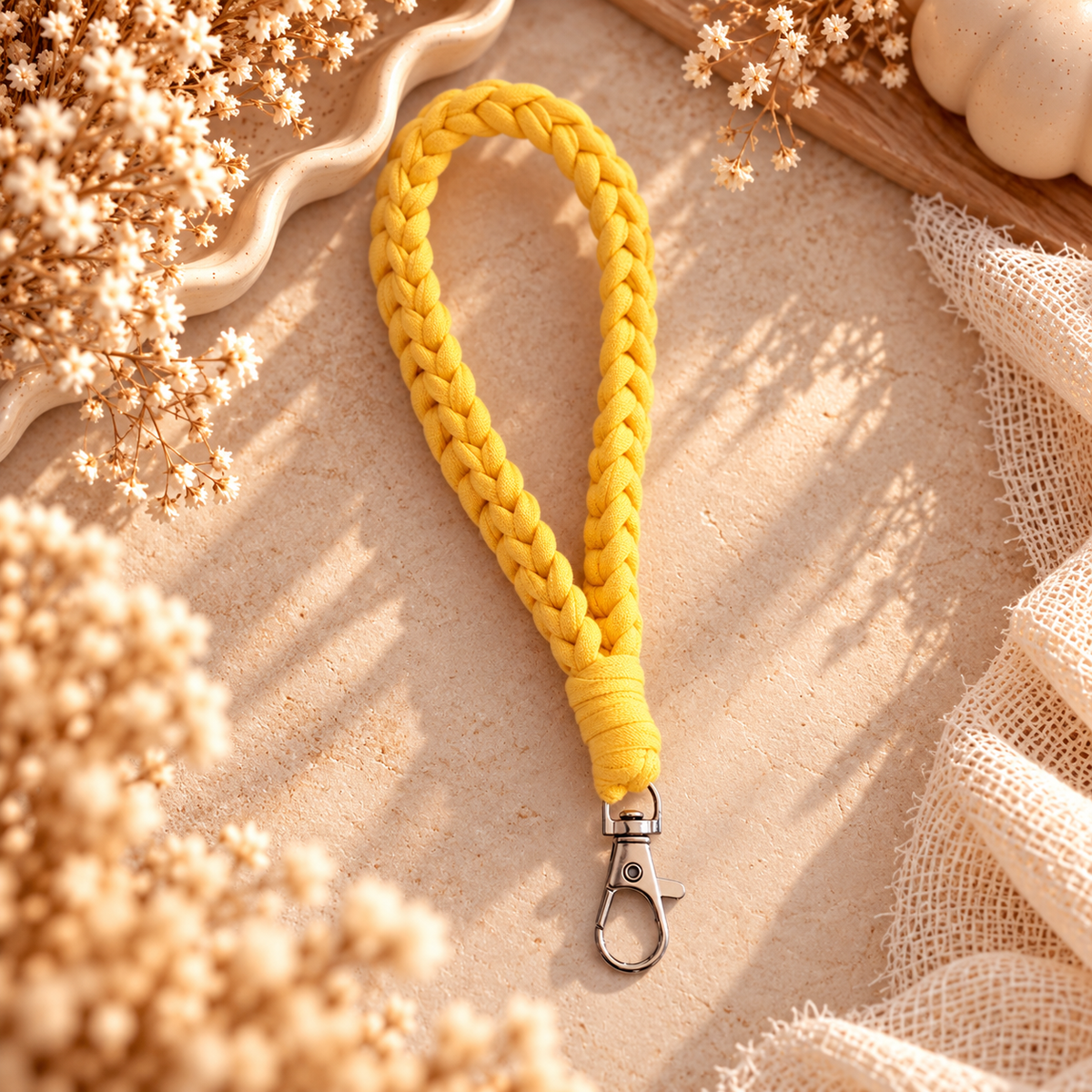 Crochet Wristlet Keychain