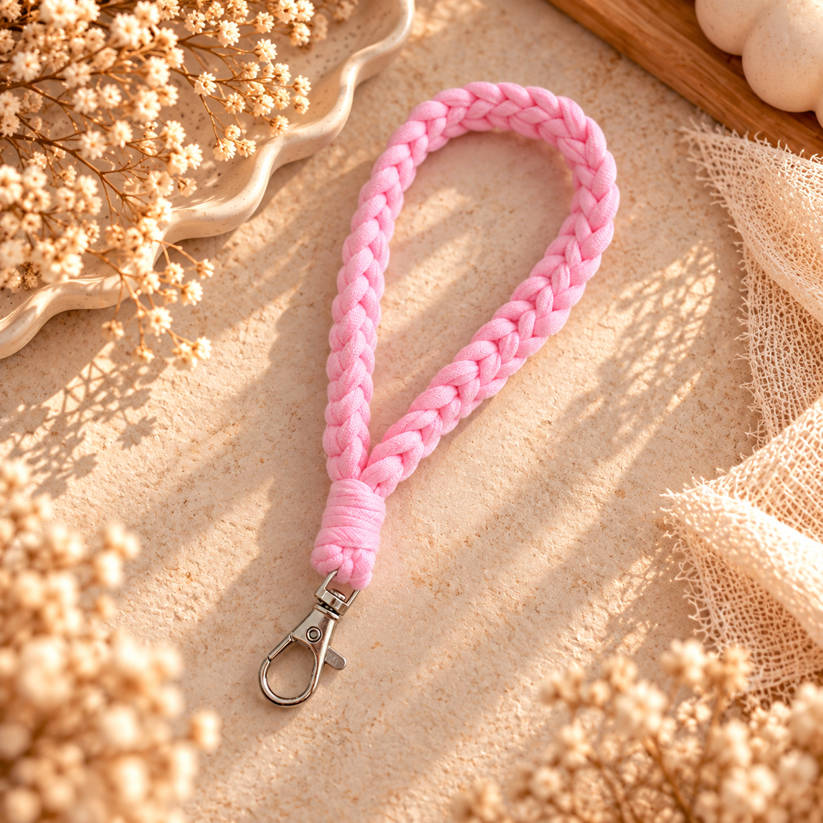 Crochet Wristlet Keychain