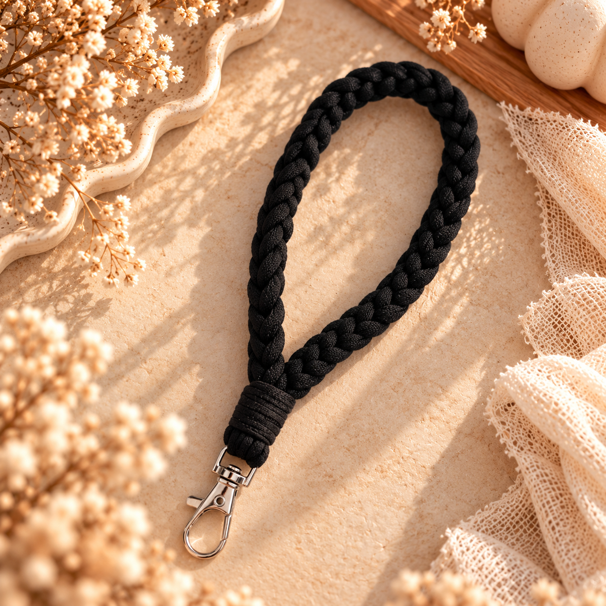 Crochet Wristlet Keychain