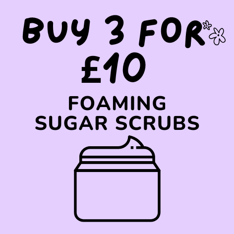 Foaming Sugar Scrub Bundle 3 x Foaming Sugar Scrubs